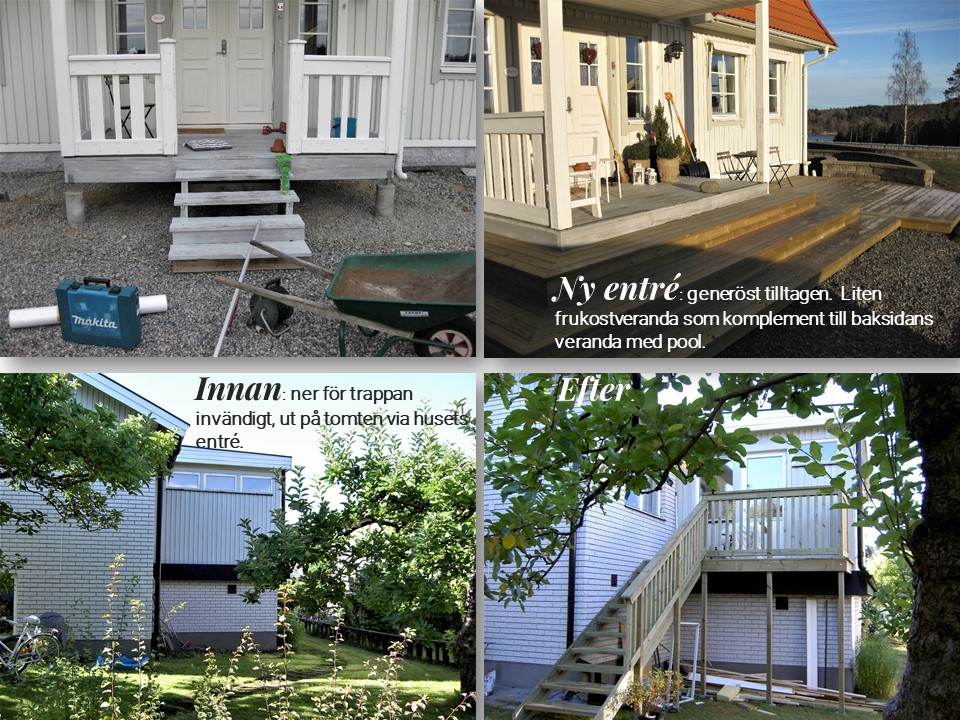 Entré till hus och till tomt